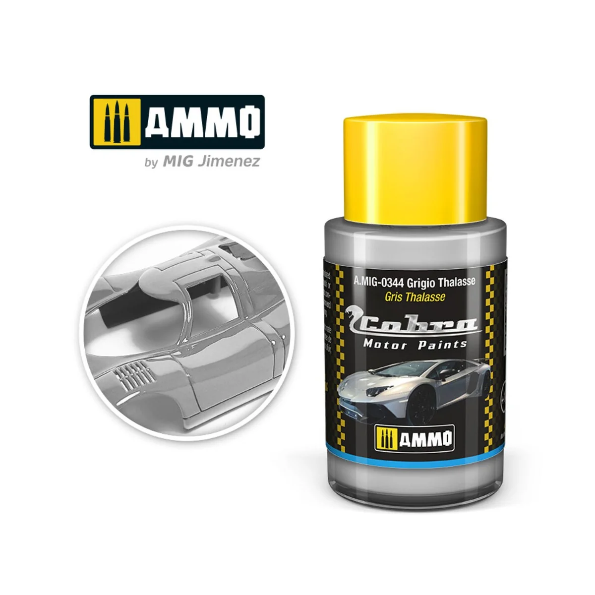 COBRA MOTOR Grigio Thalasse - AMMO by MIG Jimenez A.MIG-0344 COBRA MOTOR Grigio Thalasse - AMMO by MIG Jimenez A.MIG-0344