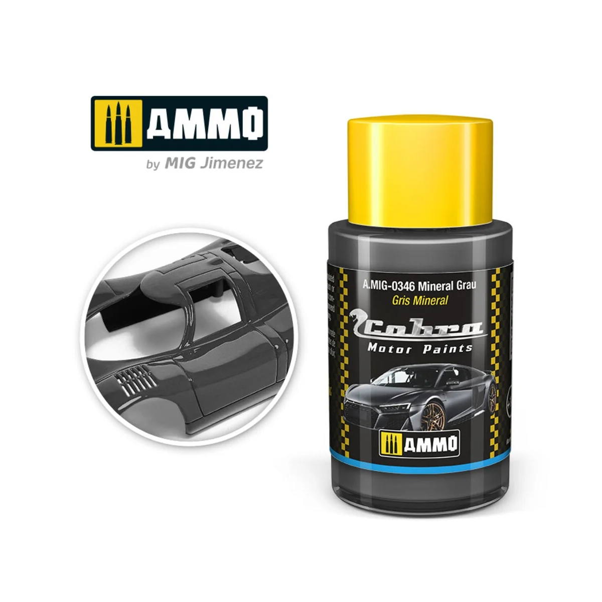 COBRA MOTOR Mineral Grau - AMMO by MIG Jimenez A.MIG-0346