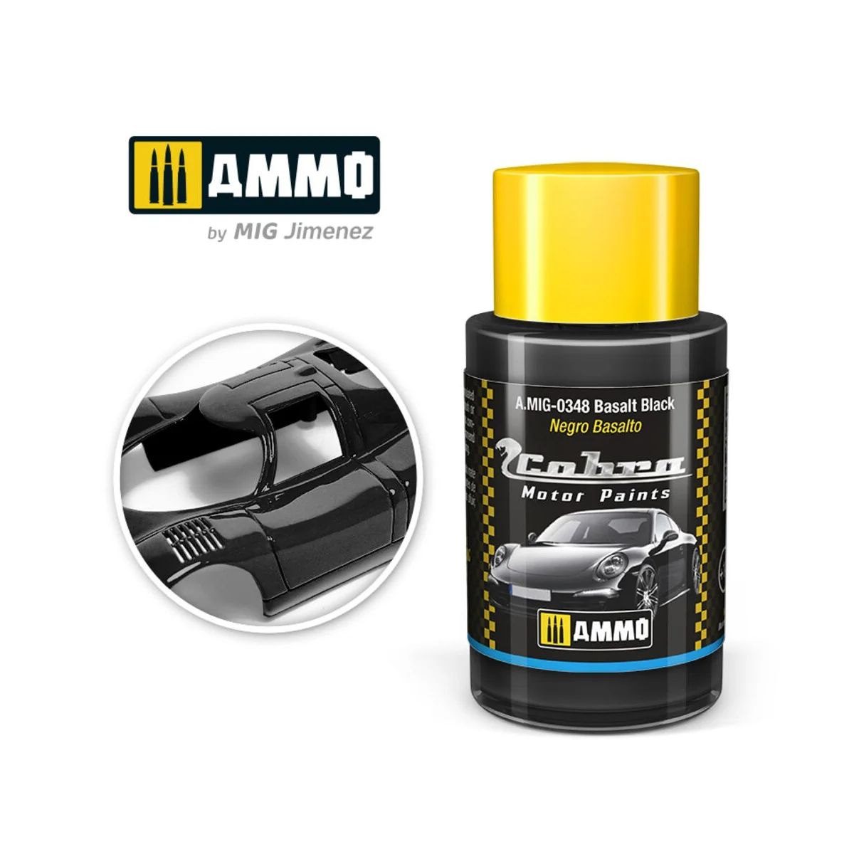 COBRA MOTOR Basalt Black - AMMO by MIG Jimenez A.MIG-0348