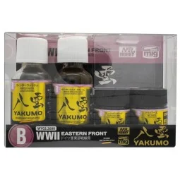Mr Hobby -Gunze YAKUMO COLOR SET B WWII EASTERN FRONT - Mr Hobby - ...