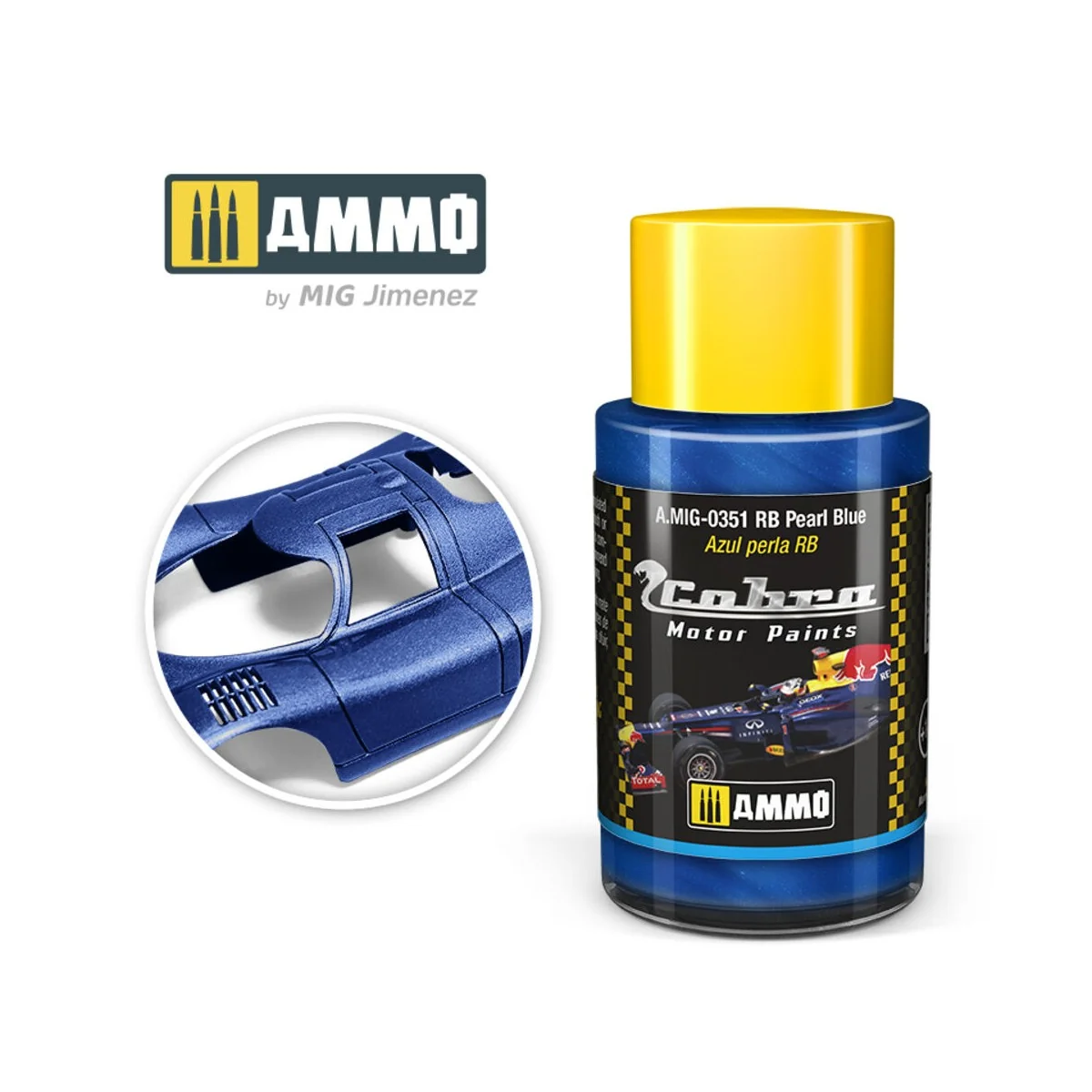 COBRA MOTOR RB Pearl Blue - AMMO by MIG Jimenez A.MIG-0351