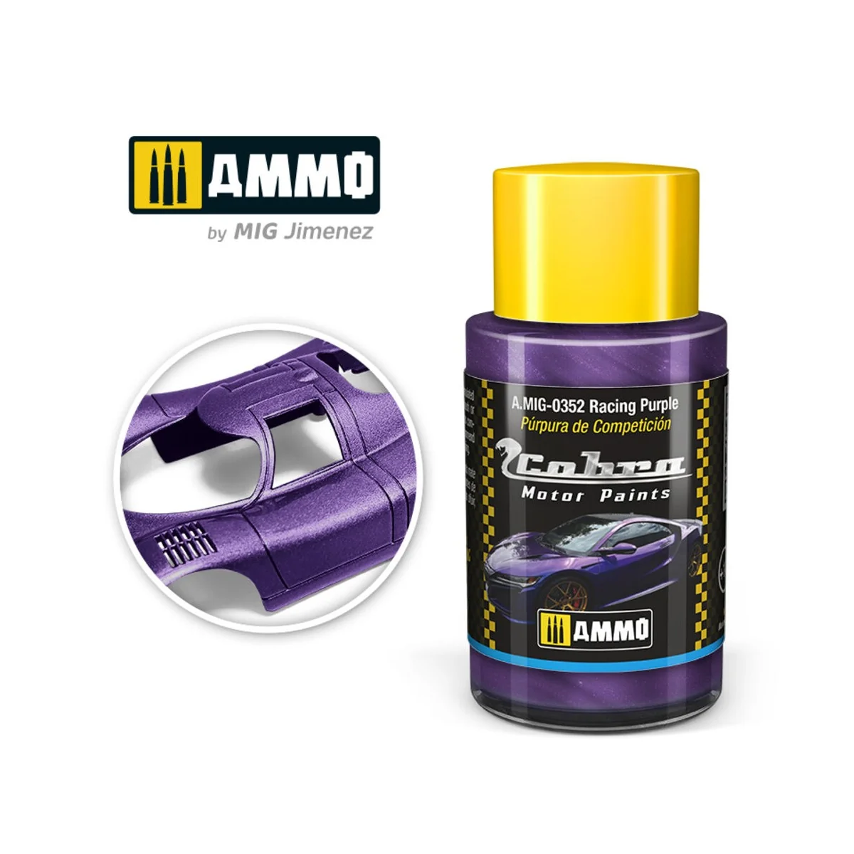 COBRA MOTOR Racing Purple - AMMO by MIG Jimenez A.MIG-0352