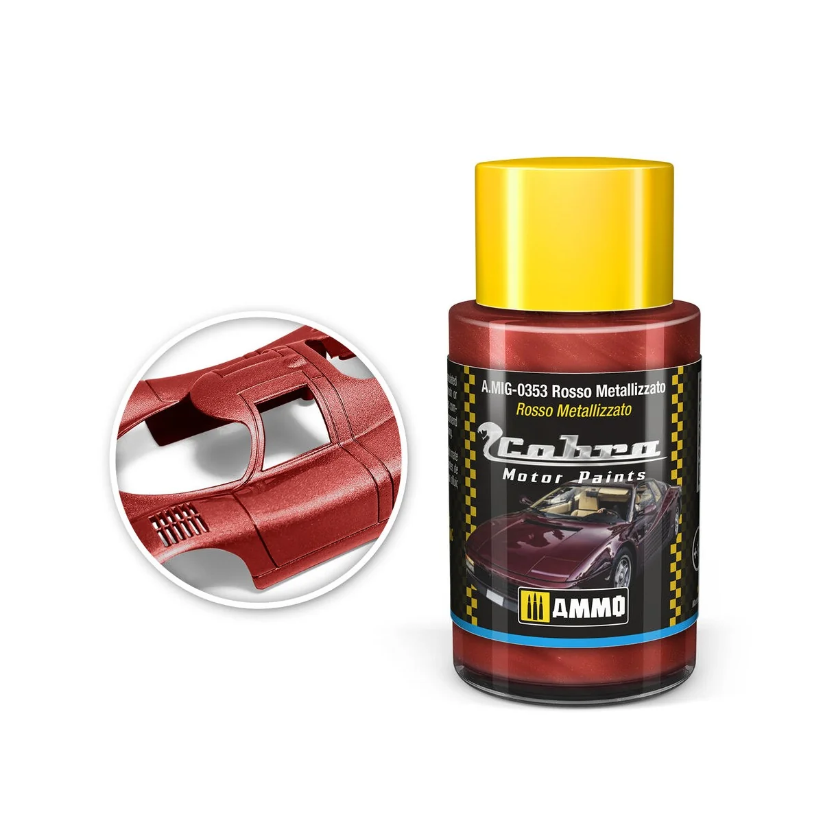 COBRA MOTOR Rosso Metallizzato - AMMO by MIG Jimenez A.MIG-0353