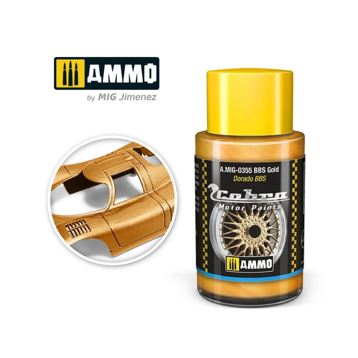 COBRA MOTOR BBS Gold - AMMO by MIG Jimenez A.MIG-0355