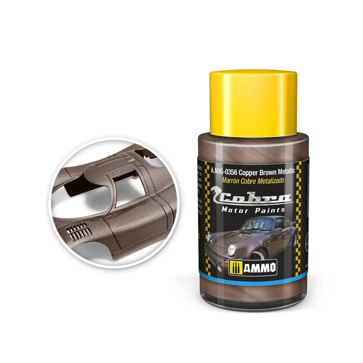 COBRA MOTOR Copper Brown Metallic - AMMO by MIG Jimenez A.MIG-0356