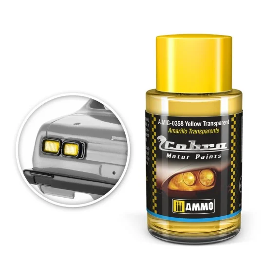 COBRA MOTOR Yellow transparent - AMMO by MIG Jimenez A.MIG-0358