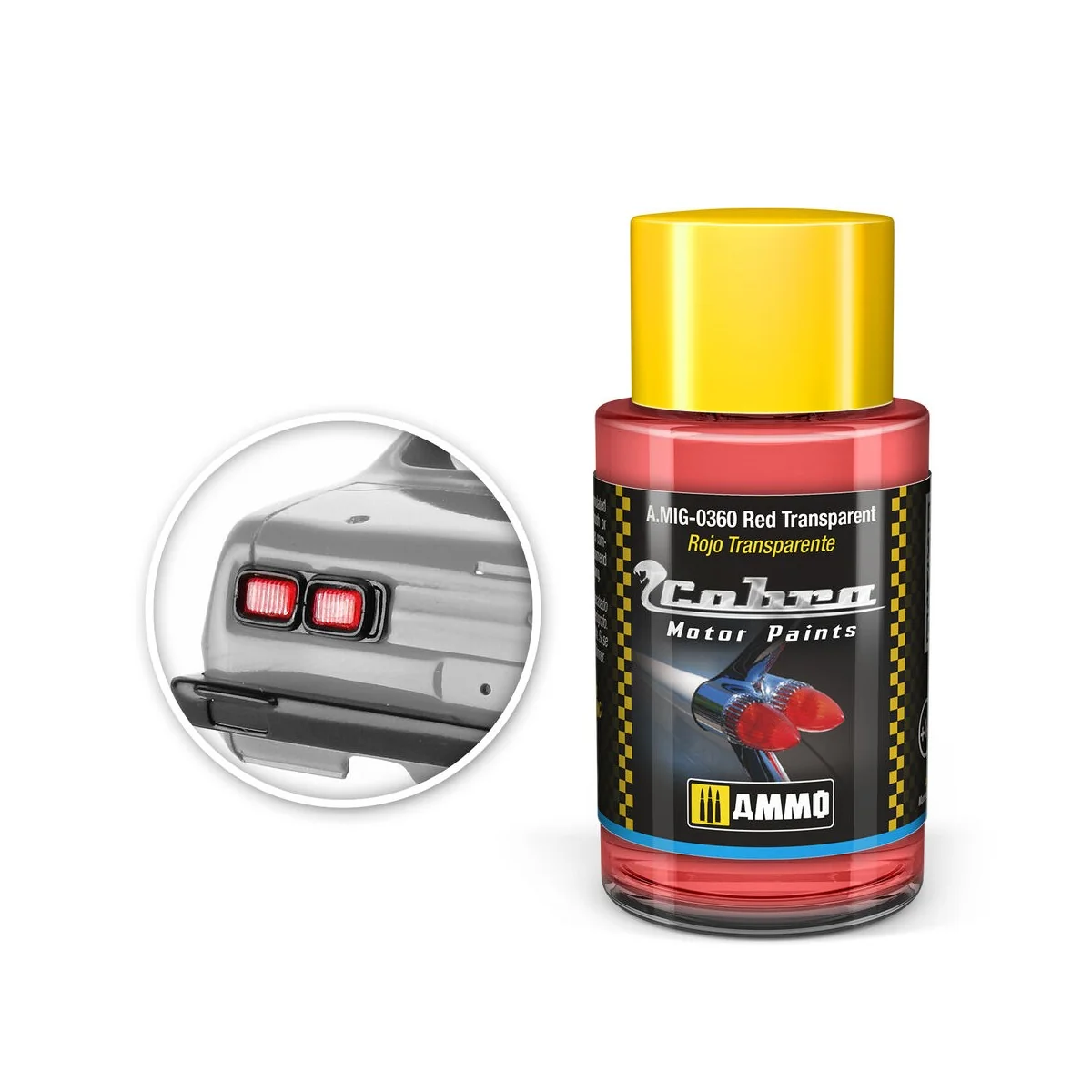 COBRA MOTOR Red Transparent - AMMO by MIG Jimenez A.MIG-0360
