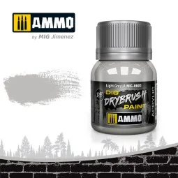 DRYBRUSH Light Grey - AMMO by MIG Jimenez A.MIG-0601