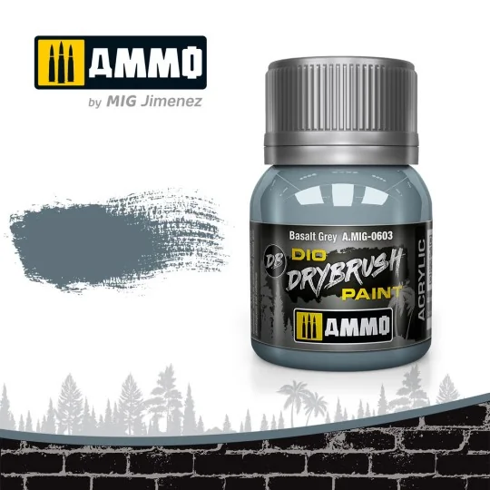 DRYBRUSH Basalt Grey - AMMO by MIG Jimenez A.MIG-0603