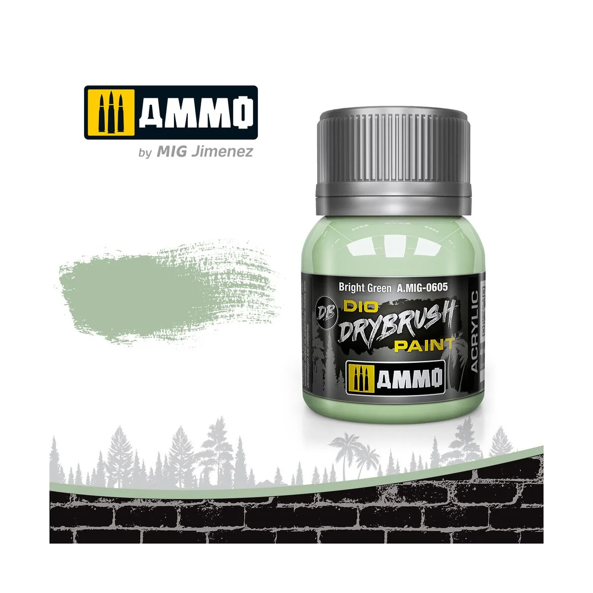 DRYBRUSH Bright Green - AMMO by MIG Jimenez A.MIG-0605