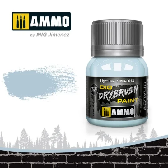 DRYBRUSH Light Blue - AMMO by MIG Jimenez A.MIG-0613