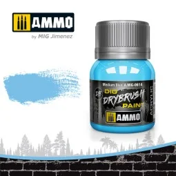 DRYBRUSH Medium Blue - AMMO by MIG Jimenez A.MIG-0614