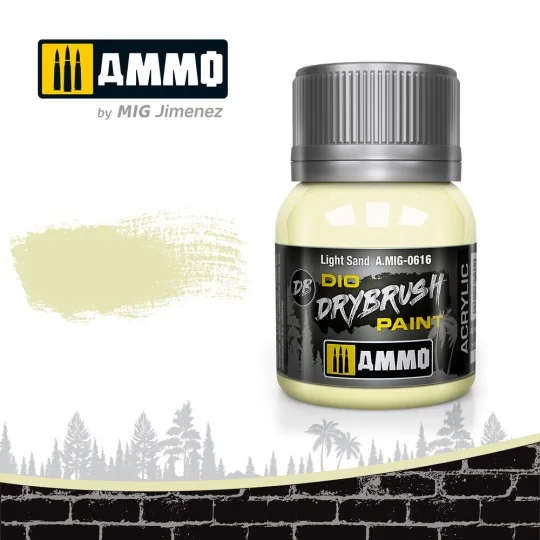 DRYBRUSH Light Sand - AMMO by MIG Jimenez A.MIG-0616