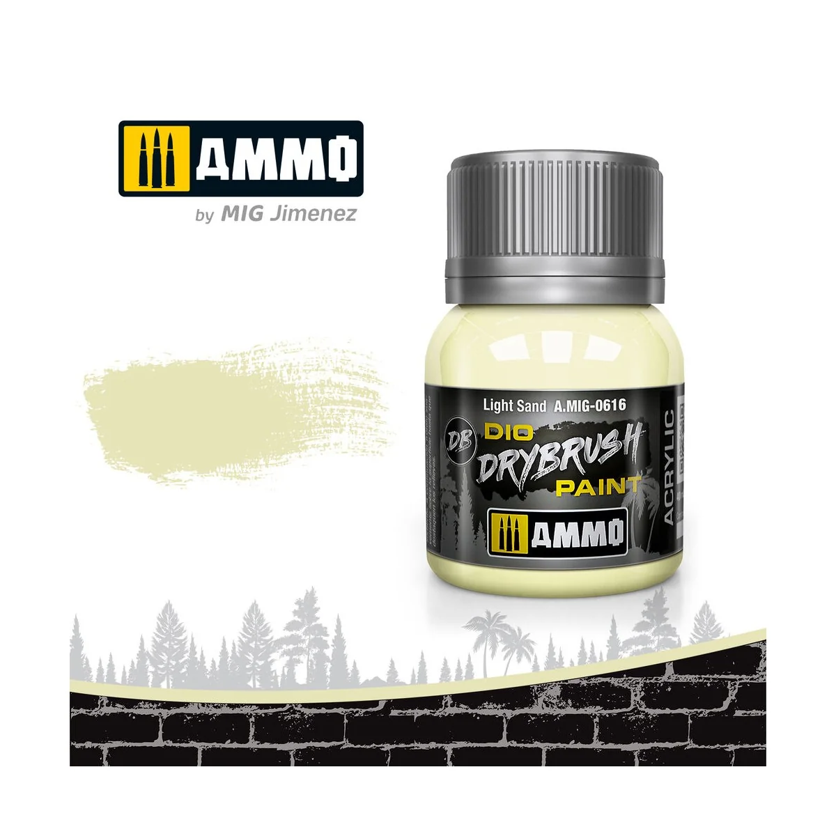 DRYBRUSH Light Sand - AMMO by MIG Jimenez A.MIG-0616
