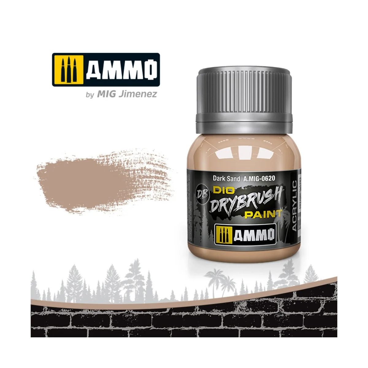 DRYBRUSH Dark Sand - AMMO by MIG Jimenez A.MIG-0620