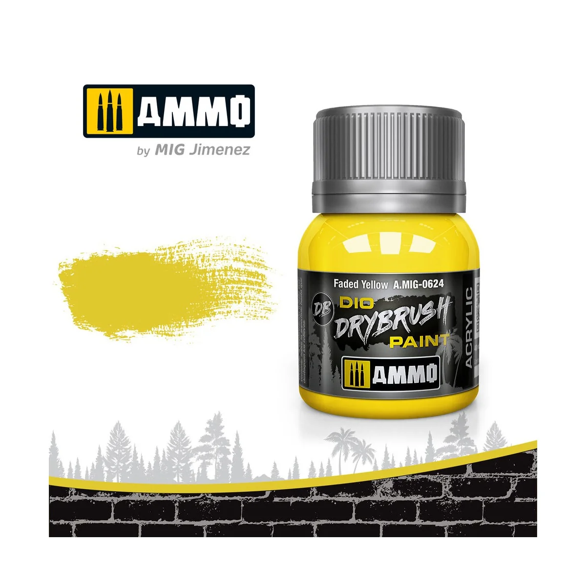 DRYBRUSH Faded Yellow - AMMO by MIG Jimenez A.MIG-0624