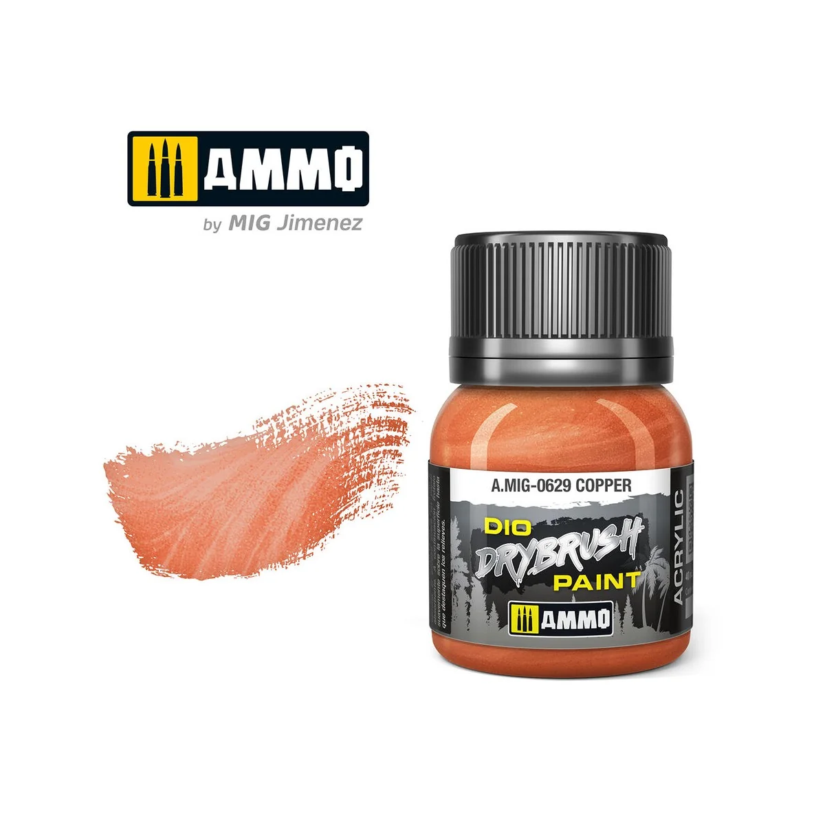 DRYBRUSH Copper  - AMMO by MIG Jimenez A.MIG-0629