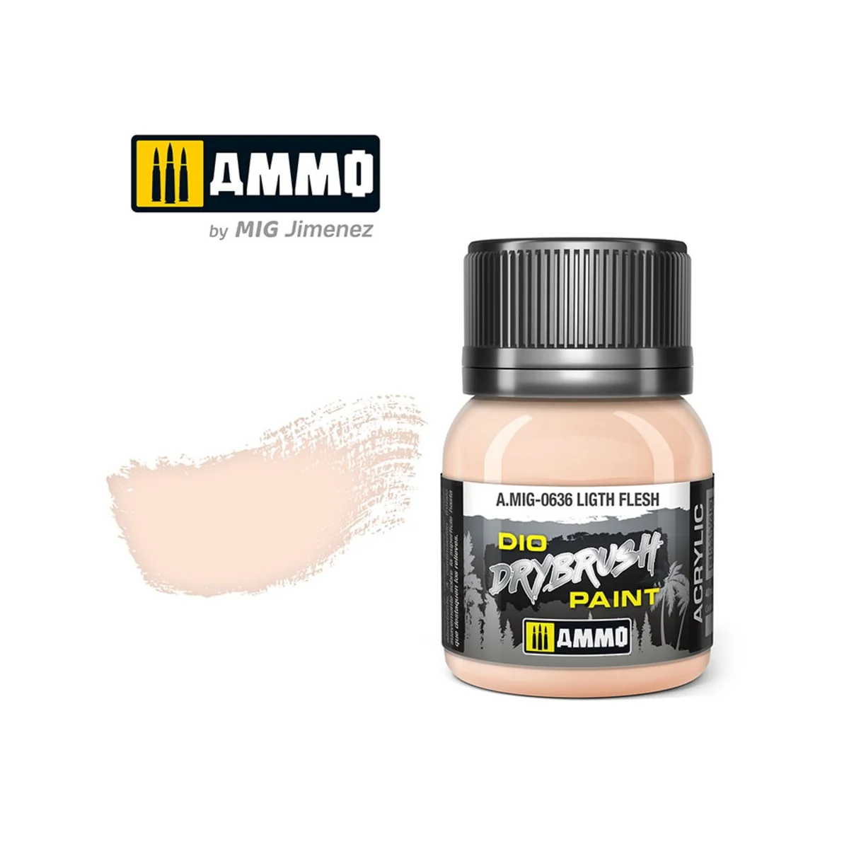 DRYBRUSH Light Flesh - AMMO by MIG Jimenez A.MIG-0636