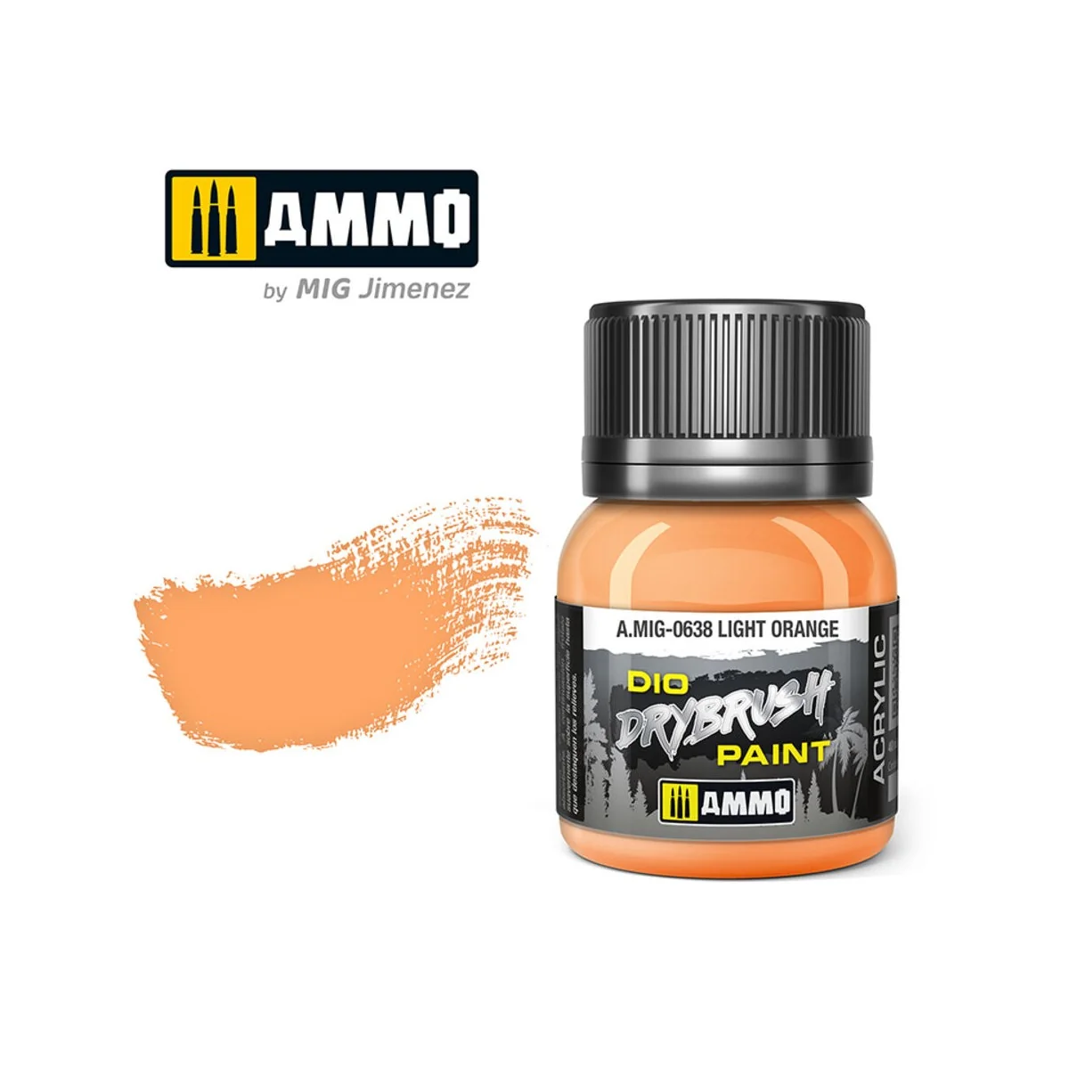 DRYBRUSH Light Orange  - AMMO by MIG Jimenez A.MIG-0638