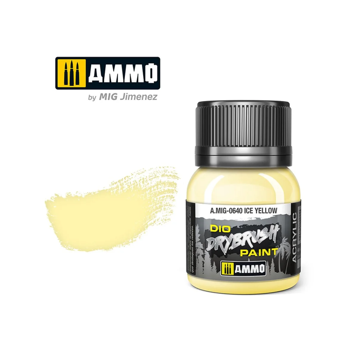 DRYBRUSH Ice Yellow  - AMMO by MIG Jimenez A.MIG-0640
