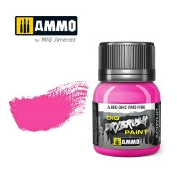 DRYBRUSH Vivid Pink  - AMMO by MIG Jimenez A.MIG-0642