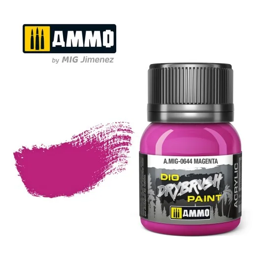 DRYBRUSH Magenta  - AMMO by MIG Jimenez A.MIG-0644