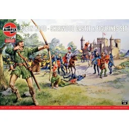 Robin Hood - Sherwood Castle & Figurines Set, 1/76 - Airfix A06702V