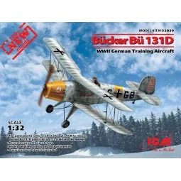 Bücker Bü 131D, WWII German Training Aircraft(100% new molds), 1/32...