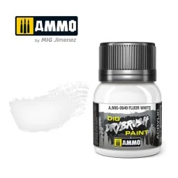 DRYBRUSH Fluor White  - AMMO by MIG Jimenez A.MIG-0649