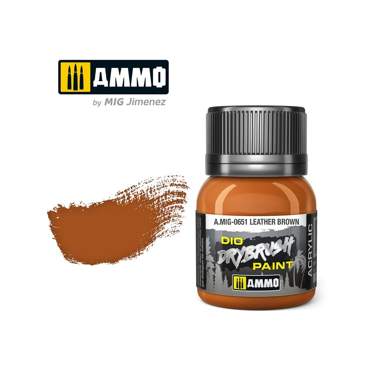 DRYBRUSH Leather Brown - AMMO by MIG Jimenez A.MIG-0651