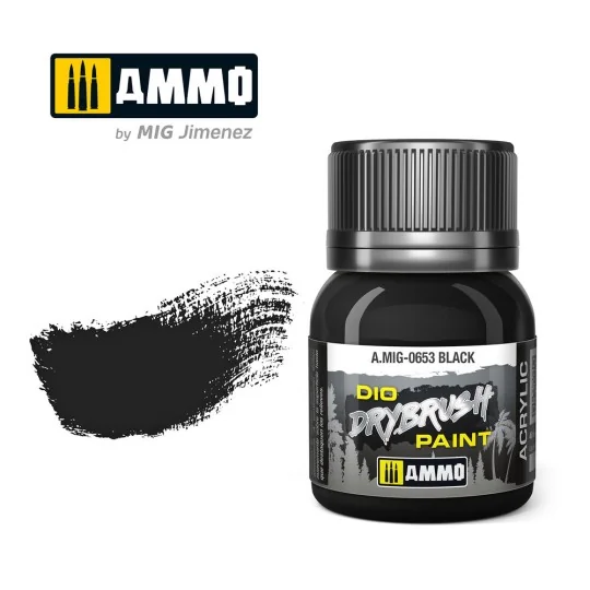 DRYBRUSH Black Brown - AMMO by MIG Jimenez A.MIG-0653