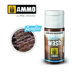 ACRYLIC WASH Tracks Wash - AMMO by MIG Jimenez A.MIG-0702