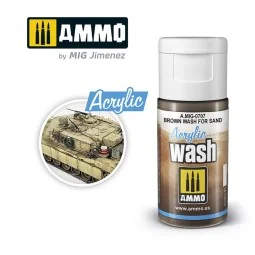 ACRYLIC WASH Brown Wash for Sand - AMMO by MIG Jimenez A.MIG-0707