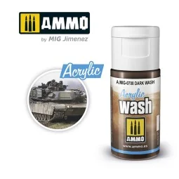ACRYLIC WASH Dark Wash - AMMO by MIG Jimenez A.MIG-0708