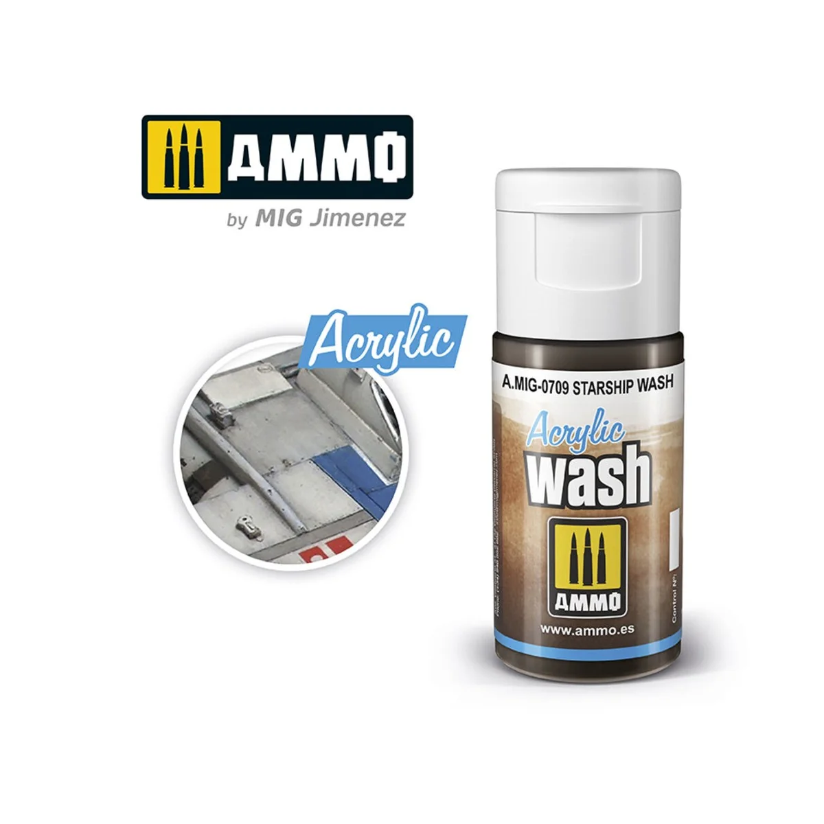 ACRYLIC WASH Starship Wash - AMMO by MIG Jimenez A.MIG-0709