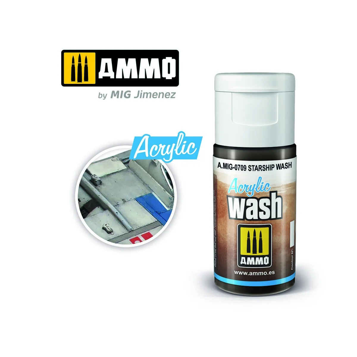 ACRYLIC WASH Starship Wash - AMMO by MIG Jimenez A.MIG-0709