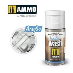ACRYLIC WASH Neutral Grey Wash - AMMO by MIG Jimenez A.MIG-0710