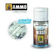 ACRYLIC WASH Neutral Grey Wash - AMMO by MIG Jimenez A.MIG-0710
