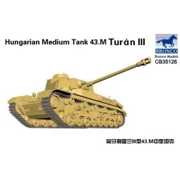 Hungarian Medium Tank 43.M Turan III, 1/35 - Bronco Models CB35126