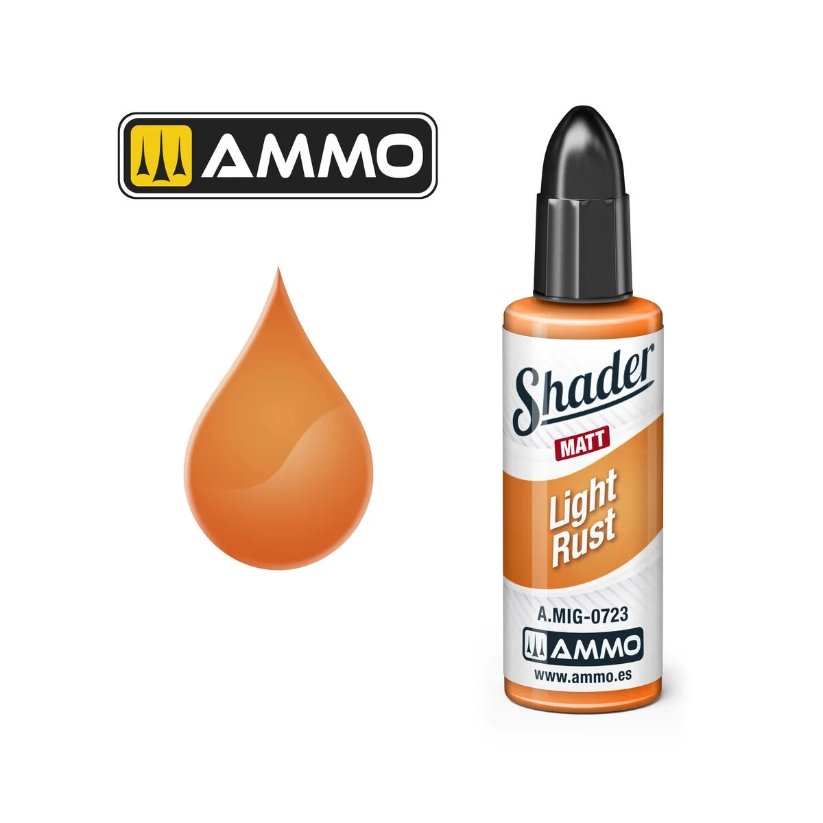 MATT SHADER Light Rust - AMMO by MIG Jimenez A.MIG-0723
