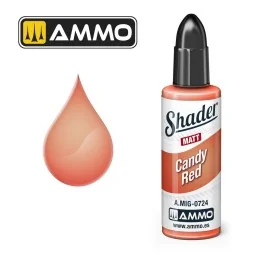 MATT SHADER Candy Red - AMMO by MIG Jimenez A.MIG-0724