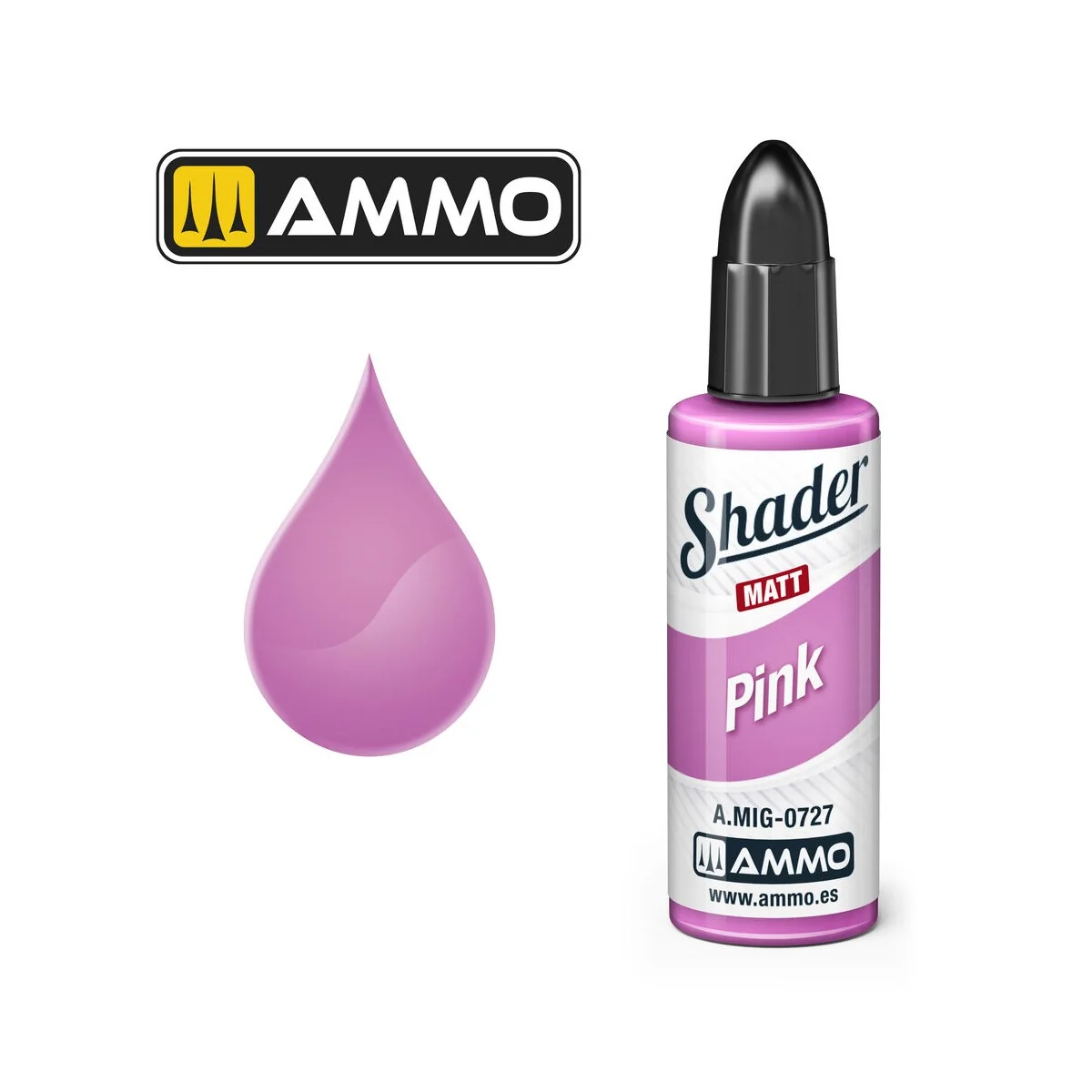 MATT SHADER Pink - AMMO by MIG Jimenez A.MIG-0727