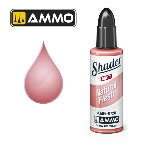 MATT SHADER Natural Flesh - AMMO by MIG Jimenez A.MIG-0728 MATT SHADER Natural Flesh - AMMO by MIG Jimenez A.MIG-0728