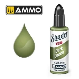 MATT SHADER Dark Green - AMMO by MIG Jimenez A.MIG-0739