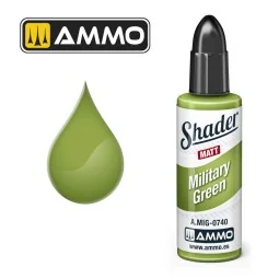 MATT SHADER Military Green - AMMO by MIG Jimenez A.MIG-0740