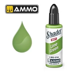 MATT SHADER Lime Green - AMMO by MIG Jimenez A.MIG-0744