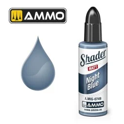MATT SHADER Night Blue - AMMO by MIG Jimenez A.MIG-0749