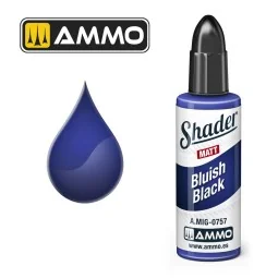MATT SHADER Bluish Black - AMMO by MIG Jimenez A.MIG-0757