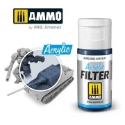 ACRYLIC FILTER Dark Blue - AMMO by MIG Jimenez A.MIG-0803