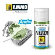 ACRYLIC FILTER Bright Green - AMMO by MIG Jimenez A.MIG-0810